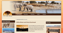 Desktop Screenshot of afrikaalacarte.de